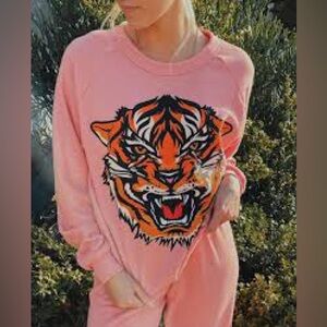 Aviator Nation Pink Tiger Sweatshirt